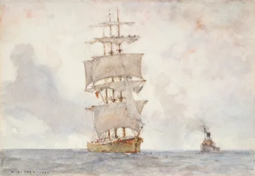 Barka i holownik, 1922